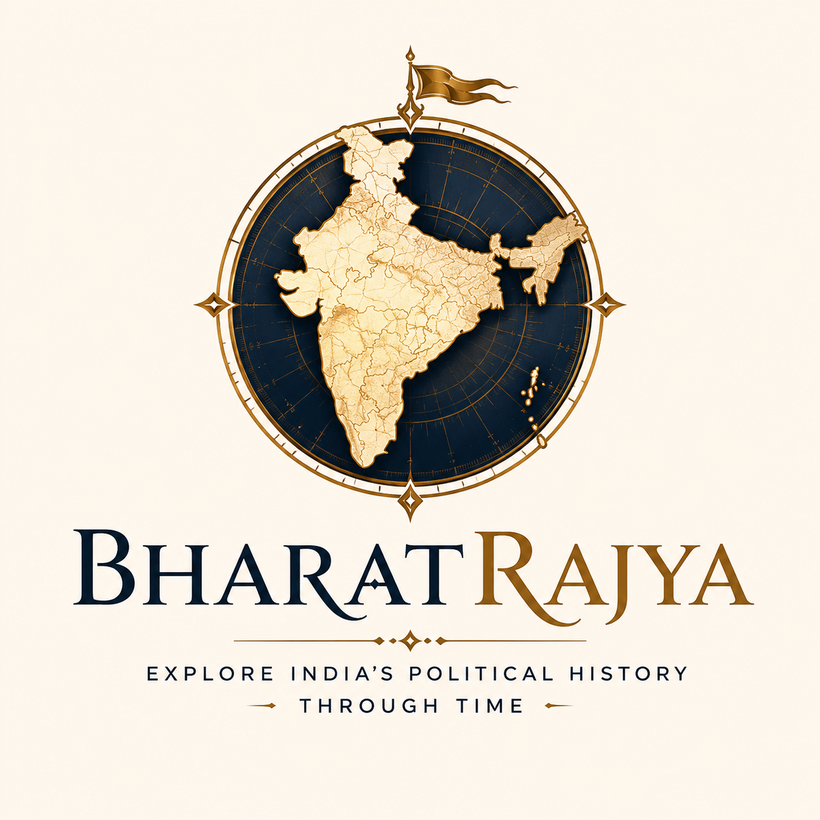 BharatRajya — explore India's political history through time